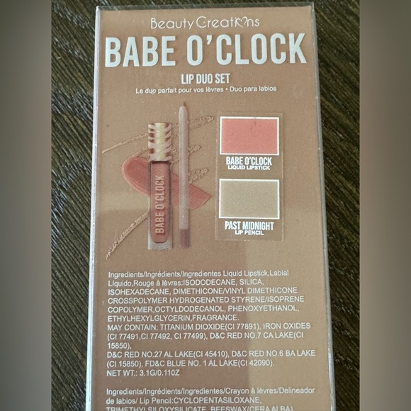 Beauty Creations Babe O'Clock Lip Duo - NWB - Picture 2 of 3